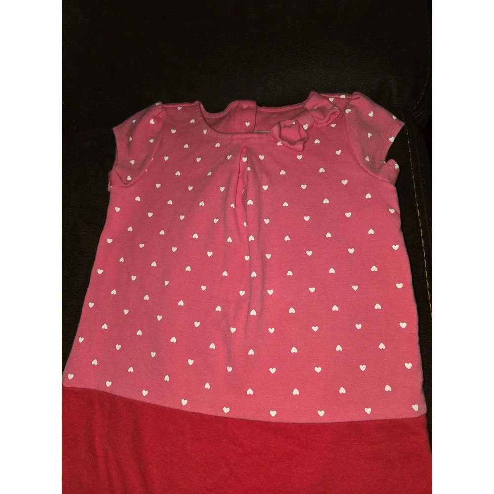 Gymboree fun at heart valentine's day dress size 7 pink red‎